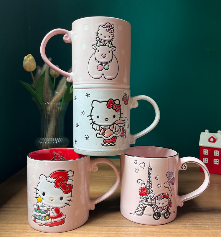 ماگ صورتی هدیه