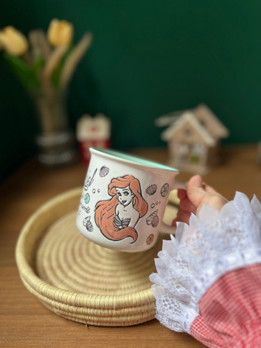 ماگ سرامیکی برجسته پری دریایی(ariel)