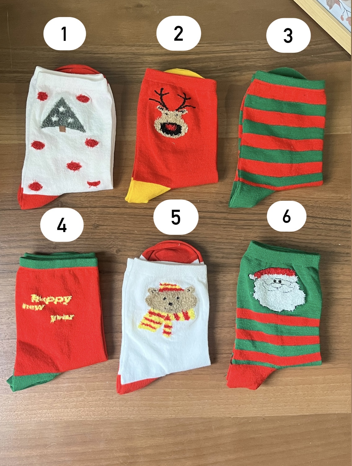 جوراب کریسمسی طرح ١