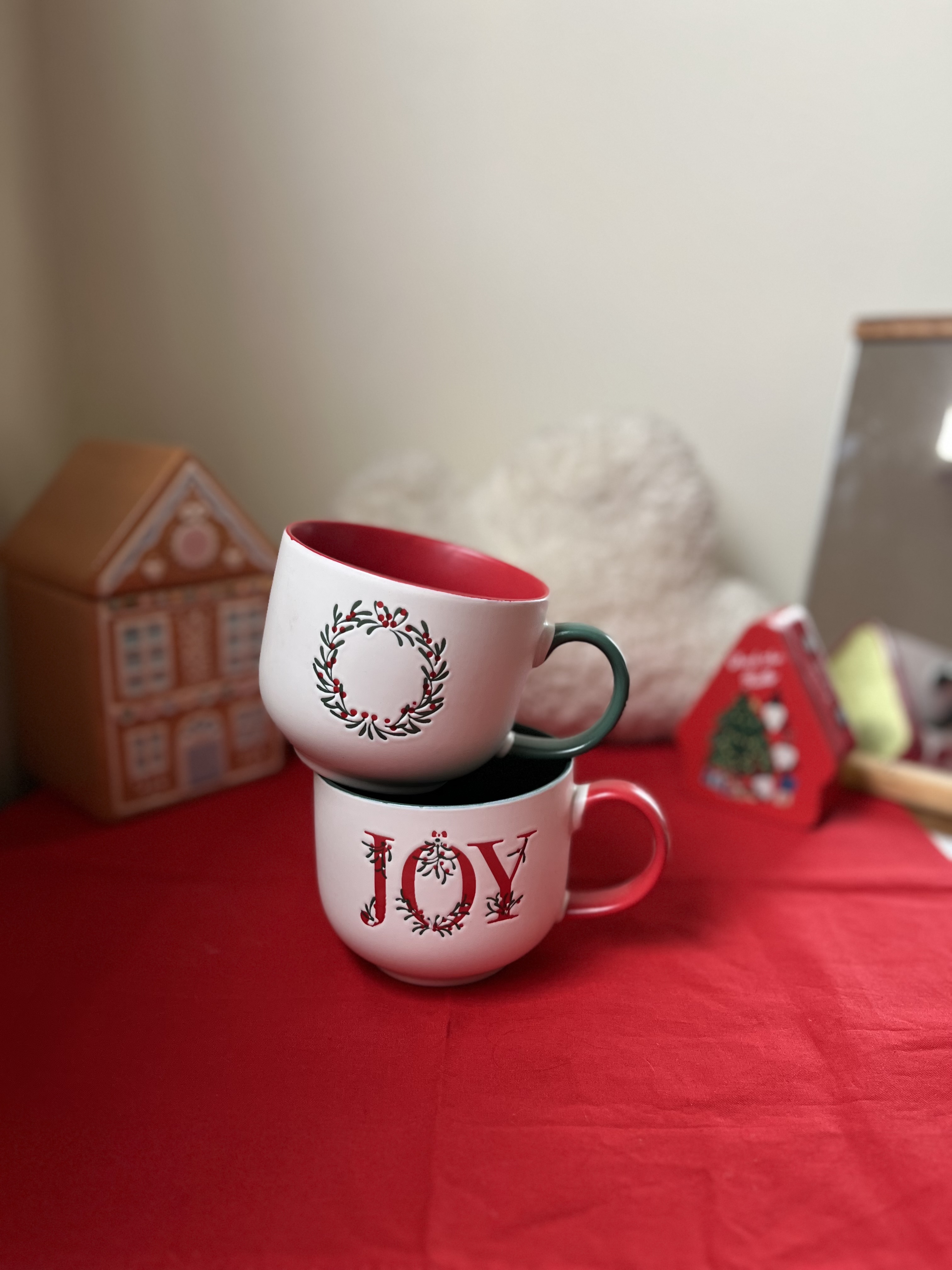 ماگ سرامیکی برجسته کریسمسی جوی joy