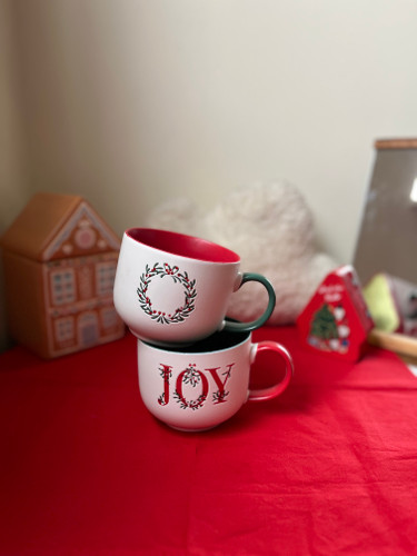 ماگ سرامیکی برجسته کریسمسی جوی joy